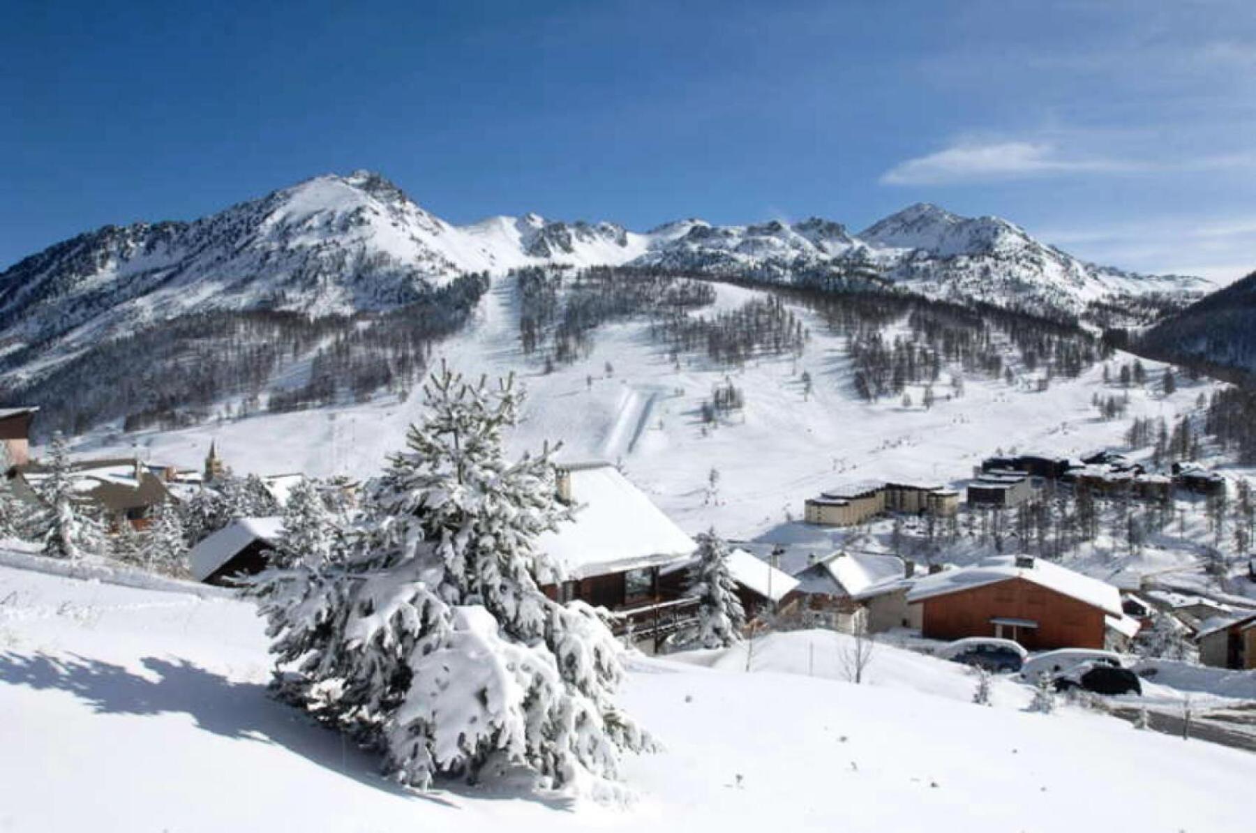 Residence Anges - Grand Studio Coin Montagne Sur Les Pistes - Balcon - Belle 424 Montgenevre Exterior photo